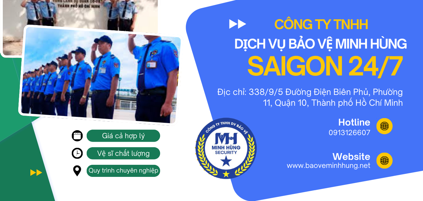 dịch vụ bảo vệ minh hùng saigon 24/7